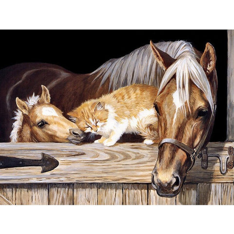 DIY Diamond Painting - Horse and Cat