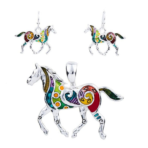 Colorful Horse Set