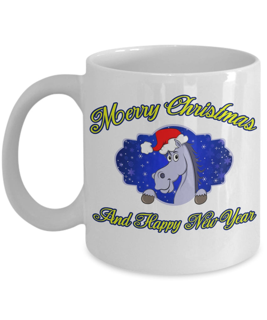 Merry Christmas Mug - Zana Horse - 1
