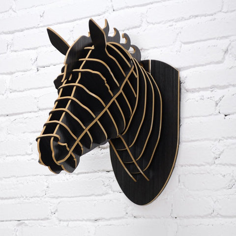 DIY 3D Wooden Horse Art